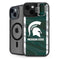 Michigan State University Away Grey Jersey iPhone 14 Kickstand Case