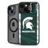 Michigan State University Away Grey Jersey iPhone 14 Plus Kickstand Case