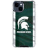 Michigan State University Away Grey Jersey iPhone 15 Clear Case