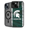 Michigan State University Away Grey Jersey iPhone 15 Kickstand Case