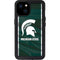 Michigan State University Away Grey Jersey iPhone 15 Plus Waterproof Case