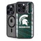 Michigan State University Away Grey Jersey iPhone 15 Pro Max Kickstand Case