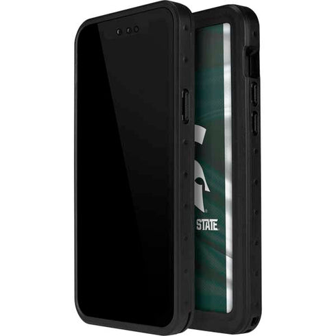 Michigan State University Away Grey Jersey iPhone 15 Pro Waterproof Case