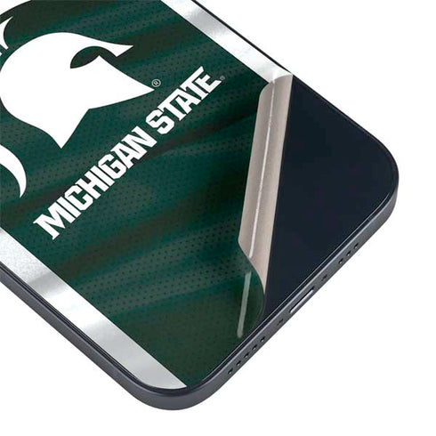 Michigan State University Away Grey Jersey iPhone 15 Skin