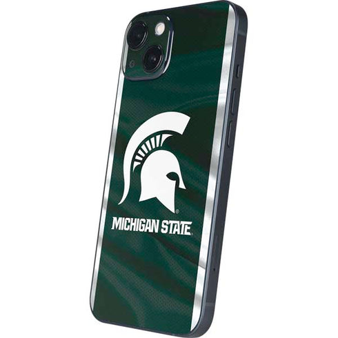 Michigan State University Away Grey Jersey iPhone 15 Skin