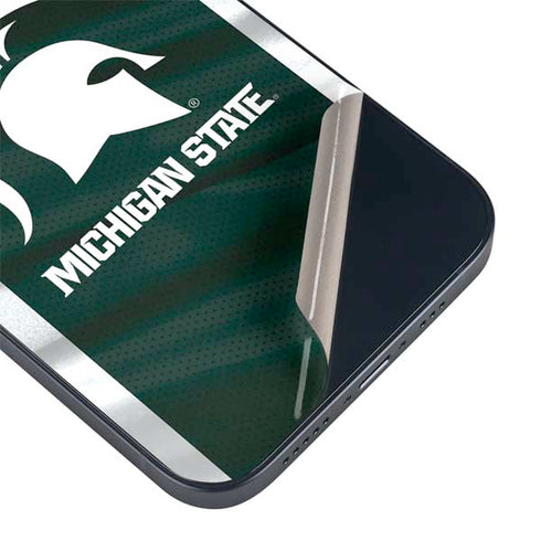 Michigan State University Away Grey Jersey iPhone 15 Skin