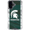 Michigan State University Away Grey Jersey iPhone 16 Clear Case
