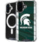 Michigan State University Away Grey Jersey iPhone 16 Plus MagSafe Case