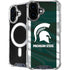 Michigan State University Away Grey Jersey iPhone 16 Plus MagSafe Case