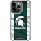 Michigan State University Away Grey Jersey iPhone 16 Pro Clear Case