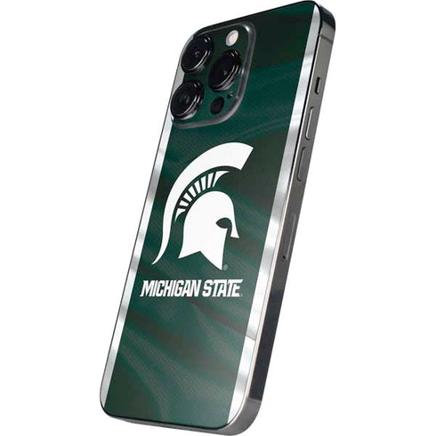 Michigan State University Away Grey Jersey iPhone 16 Pro Max Skin