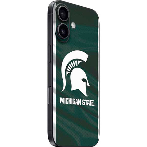 Michigan State University Away Grey Jersey iPhone 16 Skin