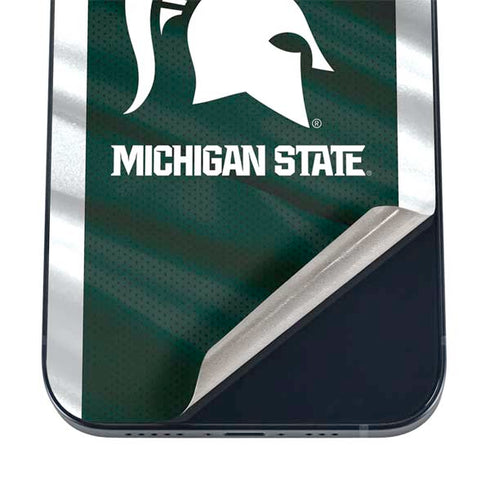 Michigan State University Away Grey Jersey iPhone 16 Skin