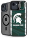 Michigan State University Away Grey Jersey iPhone 16e Kickstand Case