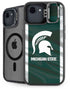 Michigan State University Away Grey Jersey iPhone 16e Kickstand Case