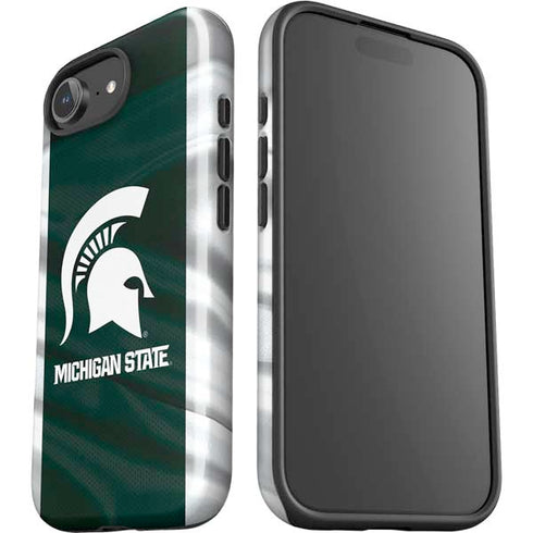 Michigan State University Away Grey Jersey iPhone 16e Impact Case