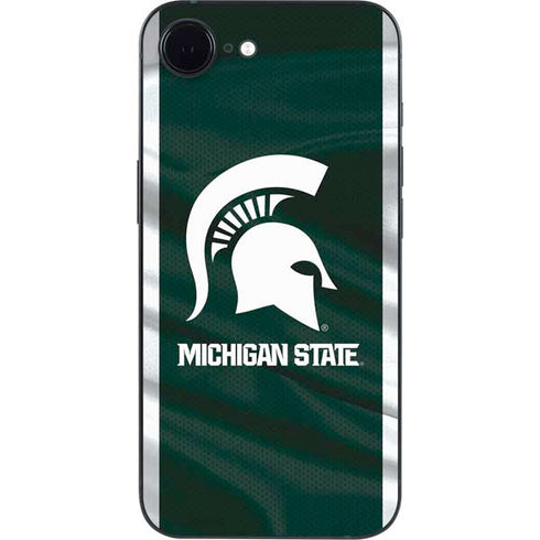 Michigan State University Away Grey Jersey iPhone 16e Skin