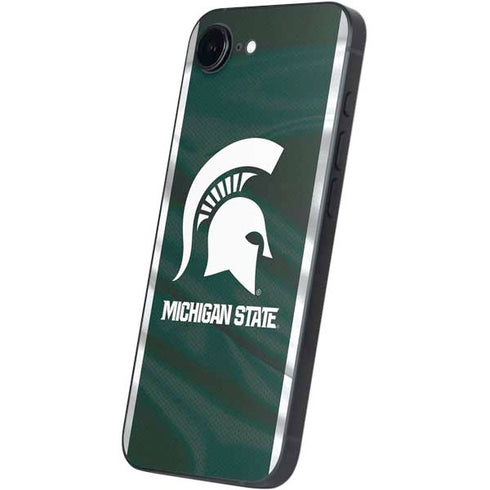 Michigan State University Away Grey Jersey iPhone 16e Skin