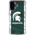 Michigan State University Away Grey Jersey iPhone 17 Clear Case
