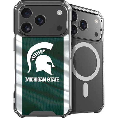 Michigan State University Away Grey Jersey iPhone 18 Pro MagSafe Case