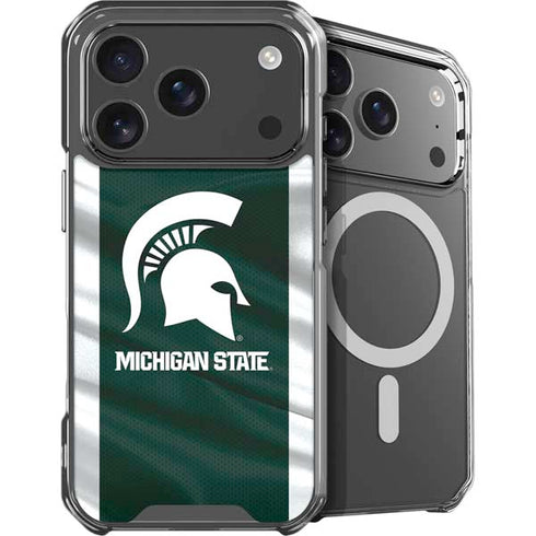 Michigan State University Away Grey Jersey iPhone 18 Pro Max MagSafe Case