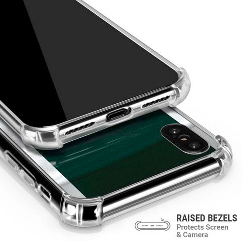 Michigan State University Away Grey Jersey iPhone X/XS Clear Case