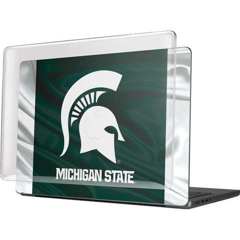 Michigan State University Away Grey Jersey MacBook Pro 14in (2021-24) Case plus Skin