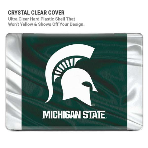 Michigan State University Away Grey Jersey MacBook Pro 14in (2021-24) Case plus Skin