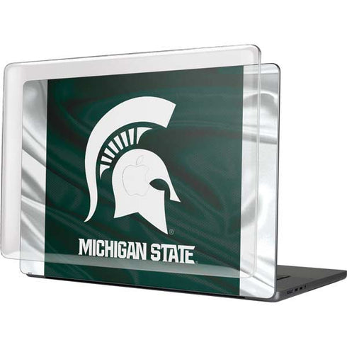 Michigan State University Away Grey Jersey MacBook Cases