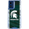 Michigan State University Away Grey Jersey Moto G 5G (2024) Clear Case