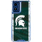 Michigan State University Away Grey Jersey Moto G 5G (2024) Clear Case