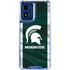 Michigan State University Away Grey Jersey Moto G 5G (2024) Clear Case