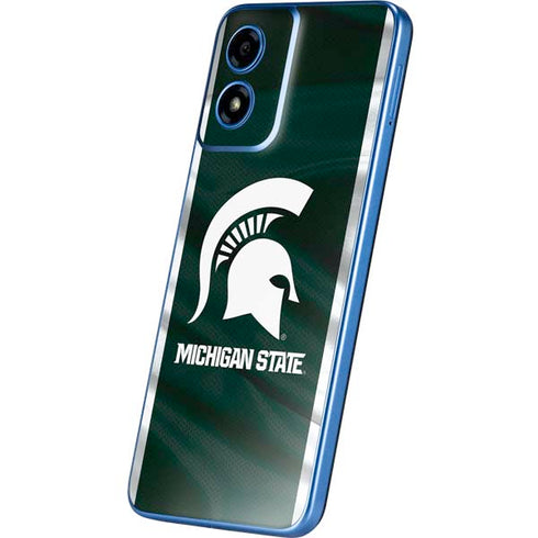 Michigan State University Away Grey Jersey Moto G Play 4G (2024) Skin