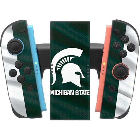 Michigan State University Away Grey Jersey Nintendo Switch 2 (2025) Joy-Con Controller Skin