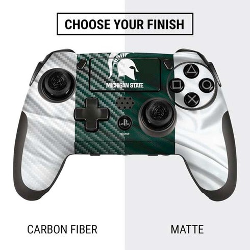 Michigan State University Away Grey Jersey PlayStation Scuf Vantage 2 Controller Skin