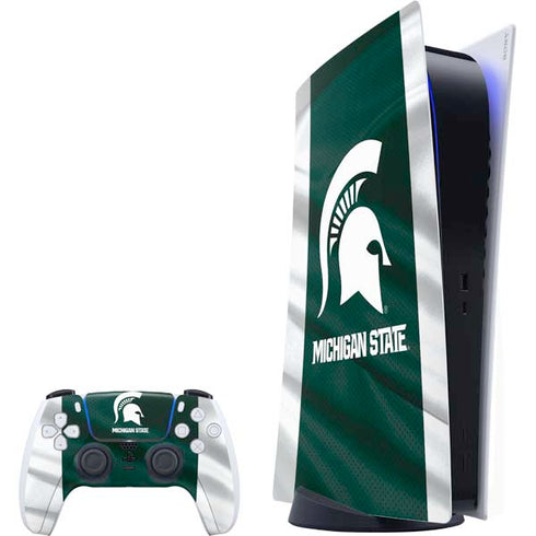Michigan State University Away Grey Jersey PlayStation PS5 Skins