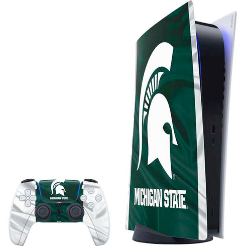 Michigan State University Away Grey Jersey PlayStation PS5 Skins