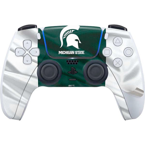 Michigan State University Away Grey Jersey PS5 Pro Disk Bundle Skin