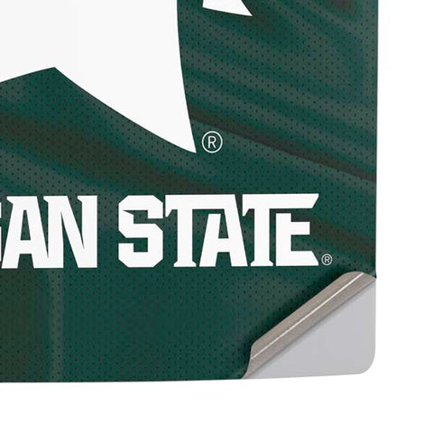 Michigan State University Away Grey Jersey PS5 Pro Disk Console Skin