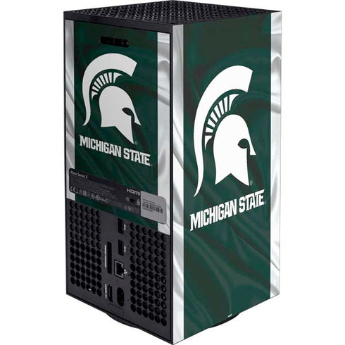Michigan State University Away Grey Jersey Xbox Series X Bundle Skin