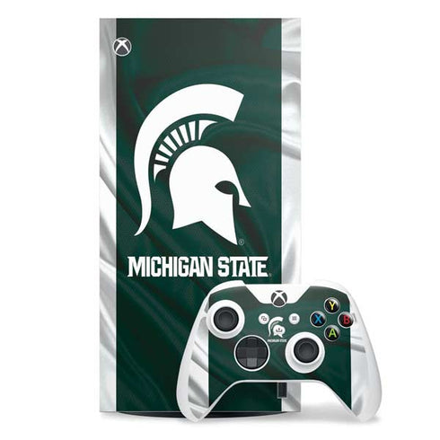 Michigan State University Away Grey Jersey Xbox Series X Skins
