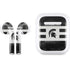 Michigan State University Black and White Stripes Apple AirPods Skin