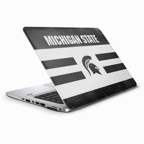 Michigan State University Black and White Stripes HP Elitebook Skin