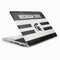Michigan State University Black and White Stripes HP Elitebook Skin