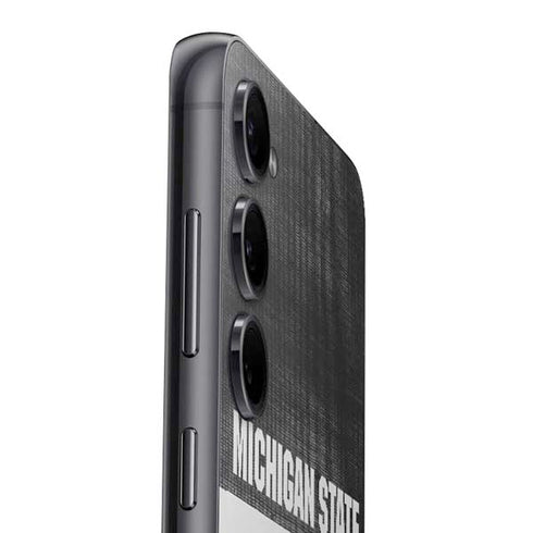 Michigan State University Black and White Stripes Galaxy A16 5G Skin