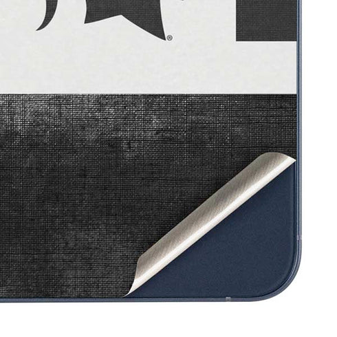 Michigan State University Black and White Stripes Galaxy A35 5G Skin