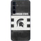 Michigan State University Black and White Stripes Galaxy A55 5G Skin