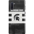 Michigan State University Black and White Stripes Galaxy Cases