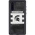 Michigan State University Black and White Stripes Galaxy Cases