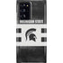 Michigan State University Black and White Stripes Galaxy Cases